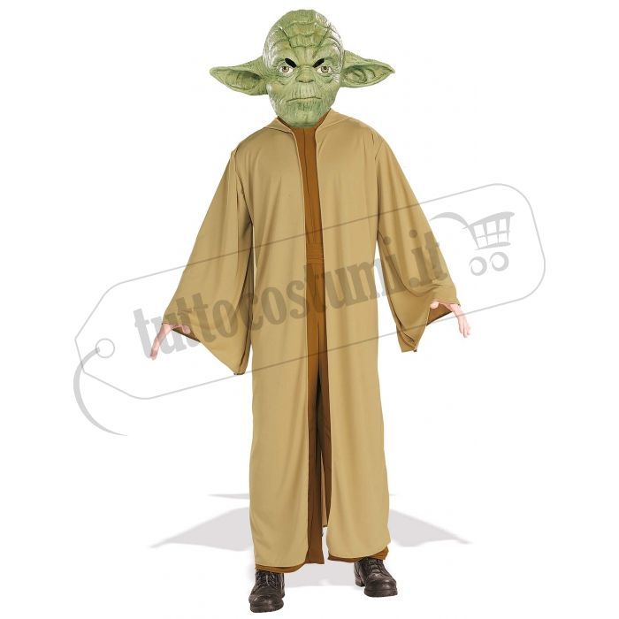 Costume da Yoda, potente maestro Jedi della saga di Guerre Stellari